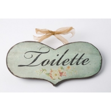 Vintage Toilette Sign